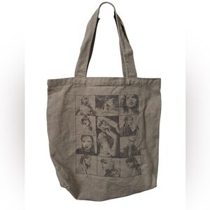 Taylor Swift The Eras Tour Canvas Tote Bag TTPD International Leg Merch